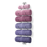 Wall Mounted Towel Rack (6 Tier)